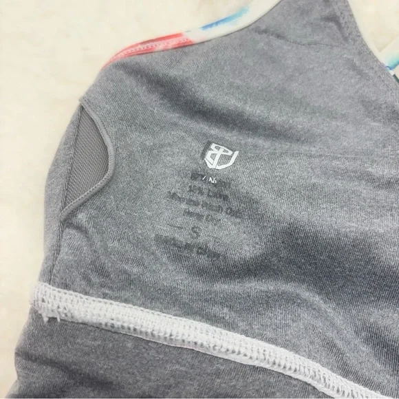 Born Primitive Rhapsody Sports Bra Small White Floral Strappy Longline - Picture 5 of 6